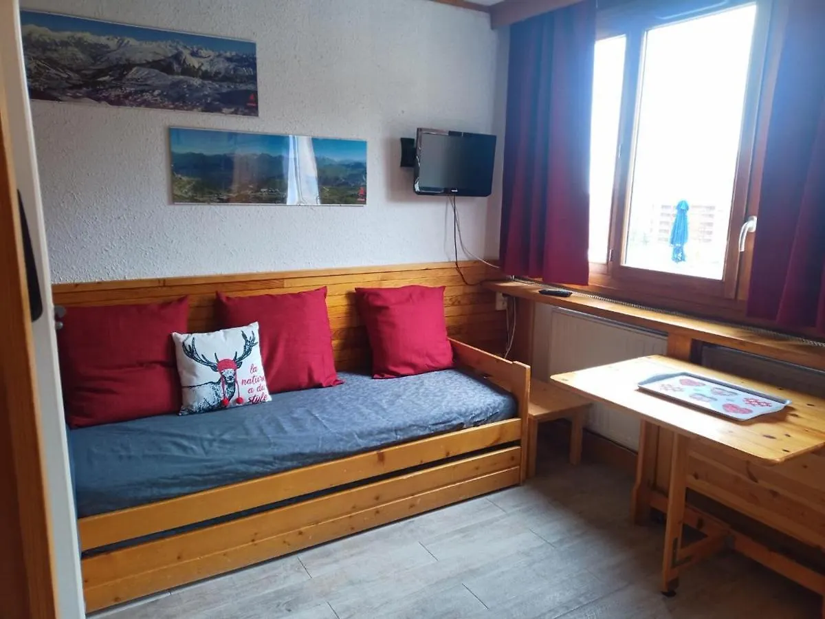 Studio 2* A La Plagne, Vu Mont Blanc, Casier A Ski, Plein Centre - Fr-1-181-2634